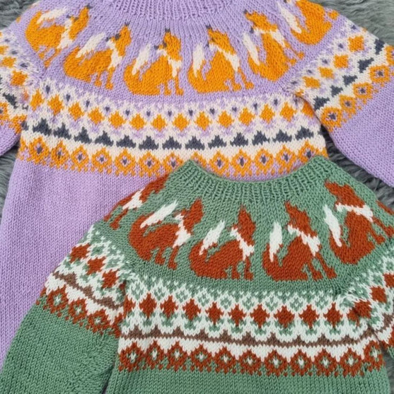 Happy Fox - Børnesweater
3
