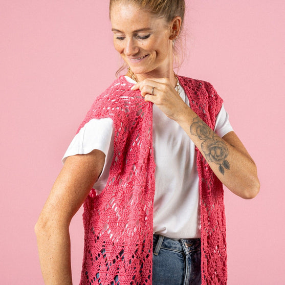 Leaf Me On - Vest - Pink Collection
3