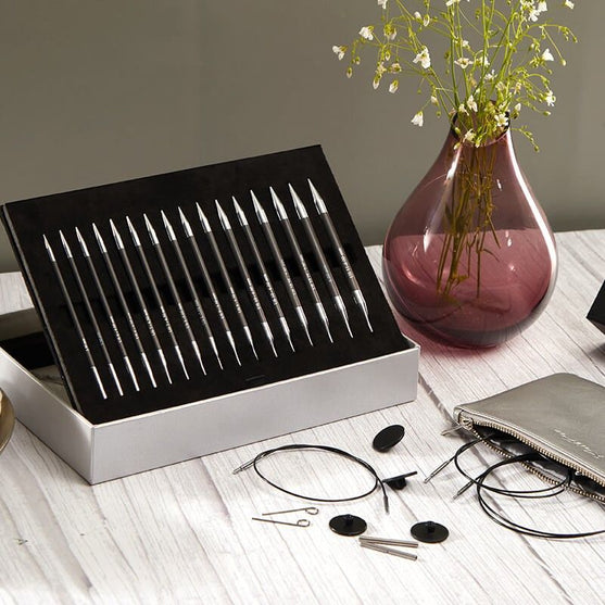 Karbonz Udskifteligt Rundpindesæt - KnitPro
4