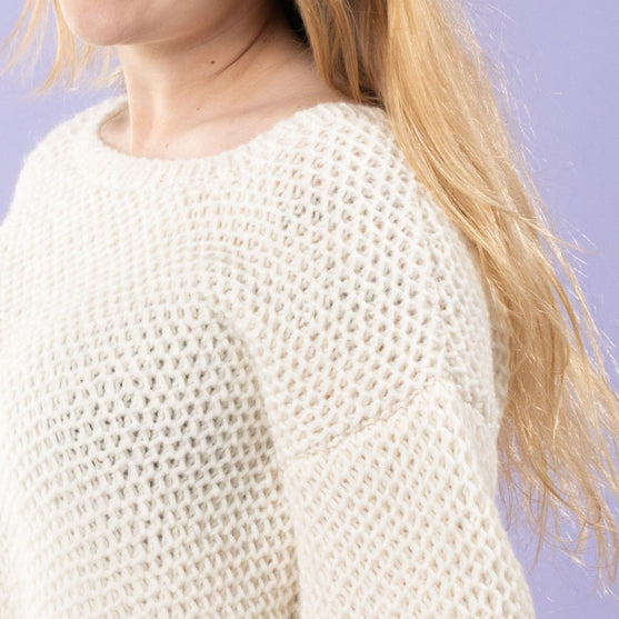 Sif - Sweater i netpatent
5