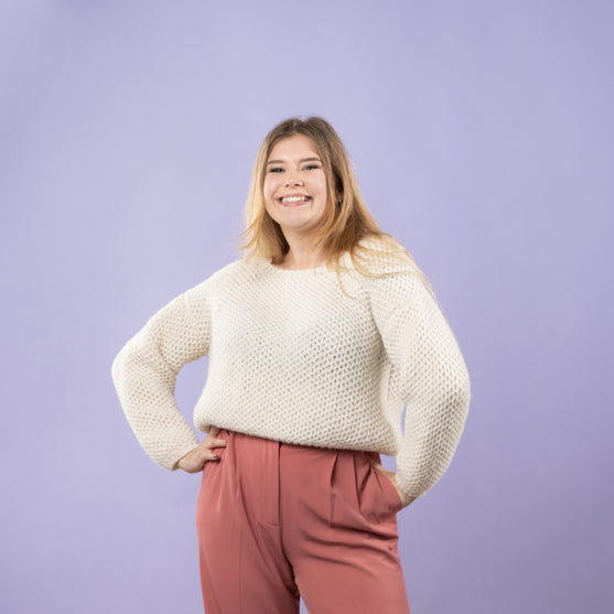 Sif - Sweater i netpatent
6