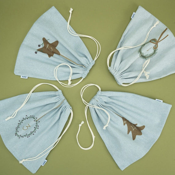 Adventsposer - Sæt af 4 - Hobbii
3