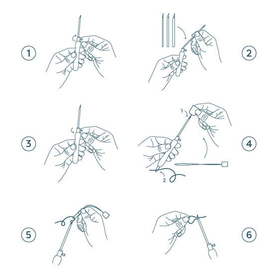 Udskifteligt Punch Needle Sæt - Hobbii
7