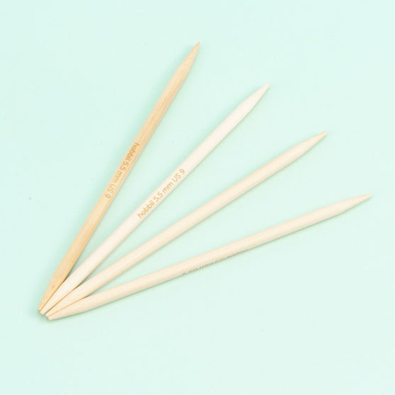 Bamboo Strømpepinde - 15 cm - Hobbii
8
