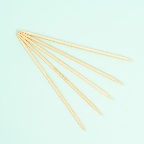 Bamboo Strømpepinde - 15 cm - Hobbii
3