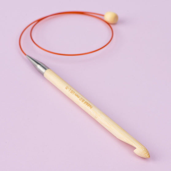 Bamboo Tunesisk Hæklenål med Wire - 50 cm - Hobbii
2