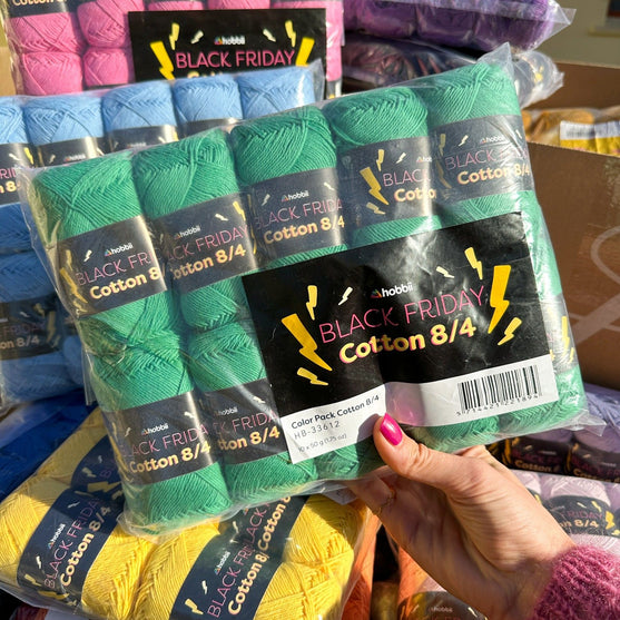 Black Friday Cotton 8/4 Color Pack (Limited Edition) - Hobbii
3