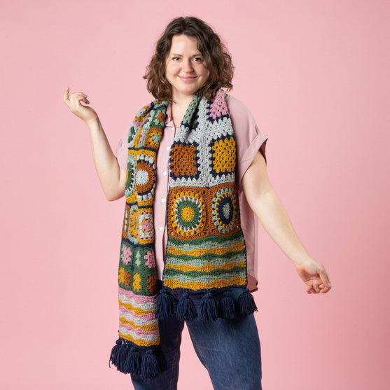 Happy Squares - Tørklæde
4