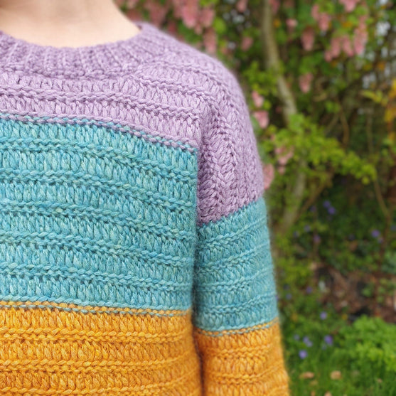 Simply Striped Comfort Sweater - Børnesweater
3