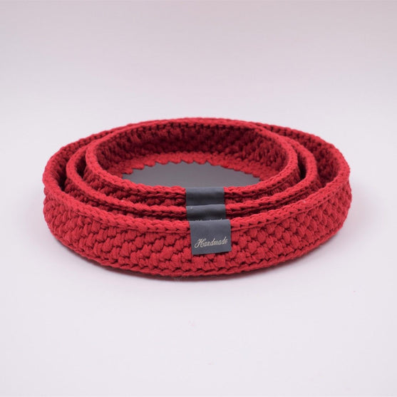 Jule Dekorationsbakker Med Rund Læderbund
3