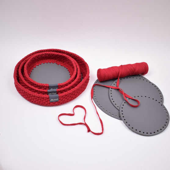 Jule Dekorationsbakker Med Rund Læderbund
2