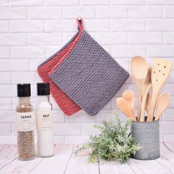 Grydelapper med kant
3