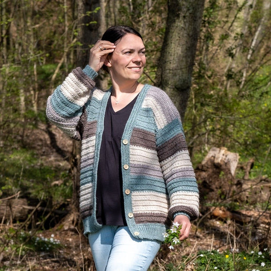 Comfy Stripie Cardi - Cardigan
2