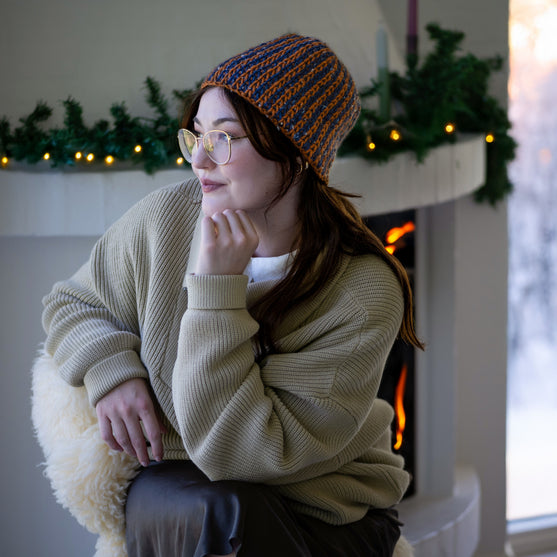 3. søndag i advent - Hækling - Faux Brioche - Beanie
3