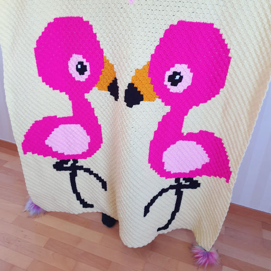 Flamingo Love - Tæppe
2