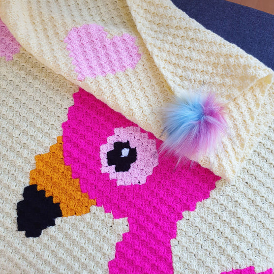 Flamingo Love - Tæppe
3
