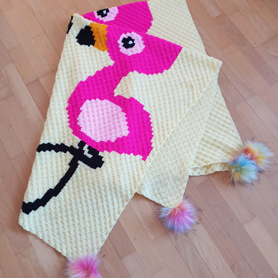Flamingo Love - Tæppe
4