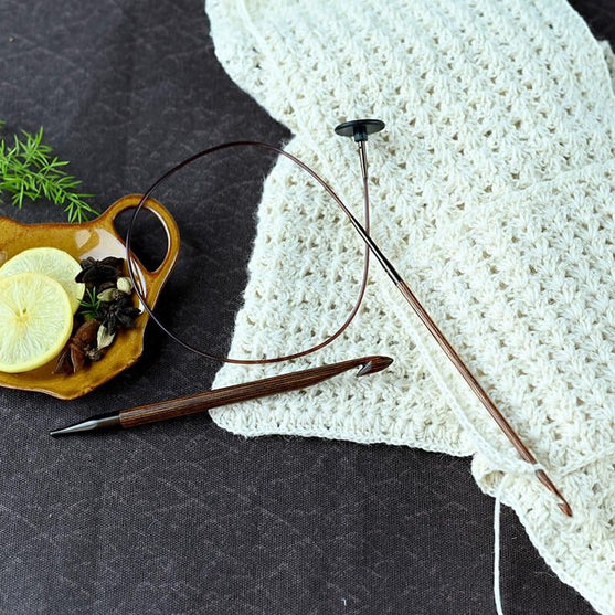 Ginger - Udskifteligt Afghan/Tunesisk Hæklenålesæt - KnitPro
8