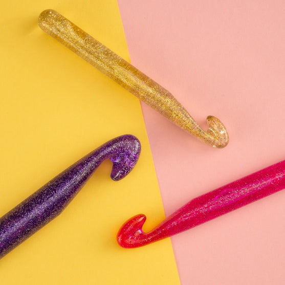 Glitter Hæklenål - Hobbii
11