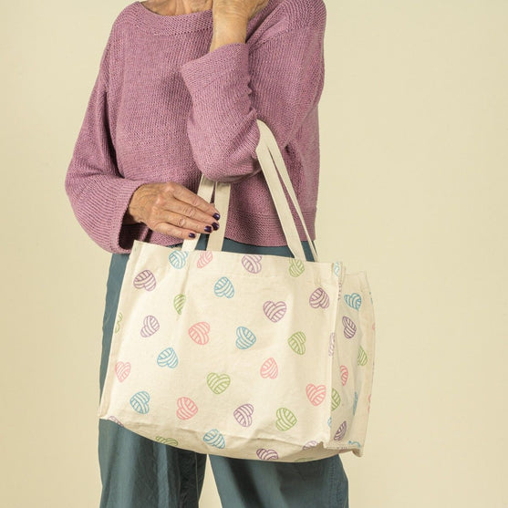 Canvas Shopper m. Snørelukning - Hobbii
4