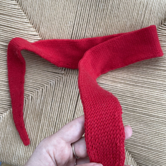 Easy Double Knitted Scarf - Tørklæde
3