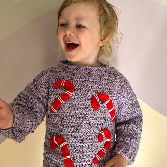 Candy Canes - Børnesweater
3