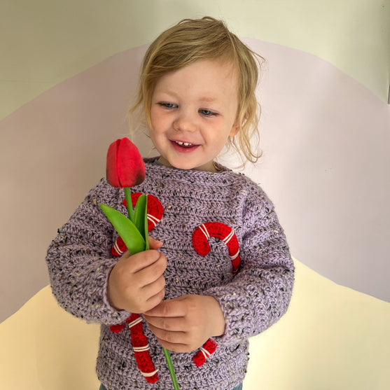 Candy Canes - Børnesweater
4