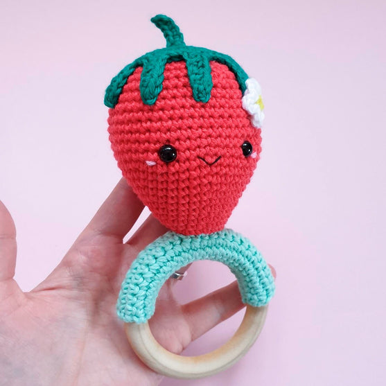 Kawaii Jordbær - Rangle
3