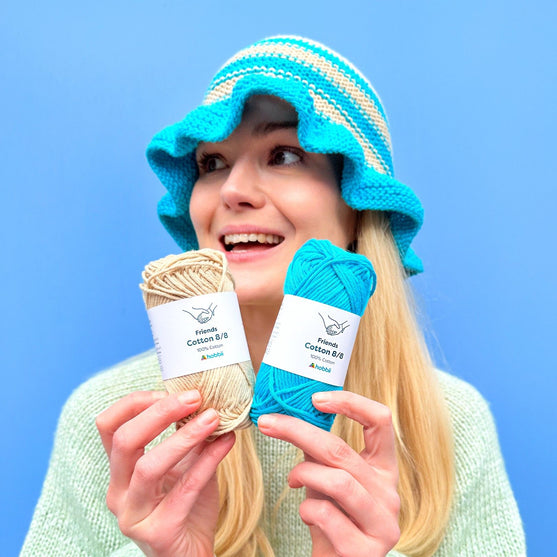 Sopka - Bøllehat med flæsekant
4