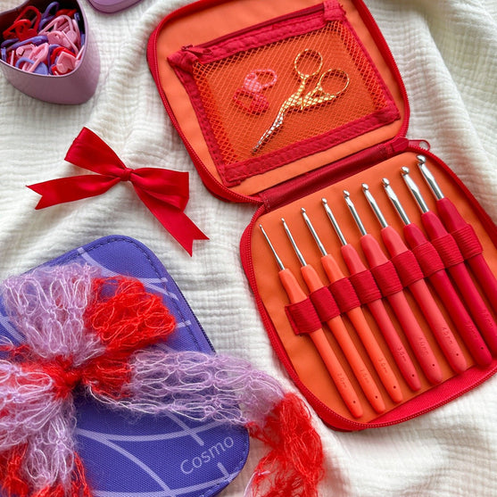 Easy Touch Hæklenålesæt - Berry - 9 størrelser - Hobbii
10