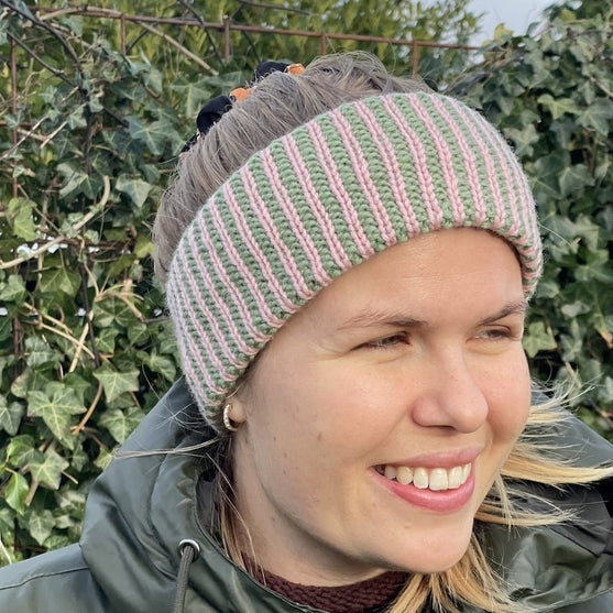 Easy Coloured Rib Headband - Pandebånd
2