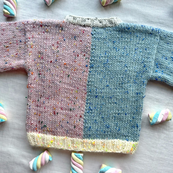 Marshmallow Swirls - Børnesweater
3