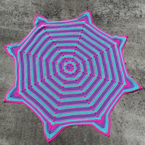 Puff Mandala - Tæppe
5
