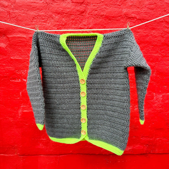 Contrast Cardi - Børnecardigan
4