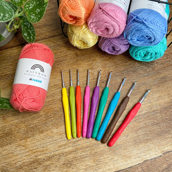 Easy Touch Hæklenålesæt - 9 størrelser - Hobbii
2