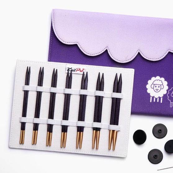 J'Adore Cubics Deluxe Udskifteligt Rundpindesæt - KnitPro
2