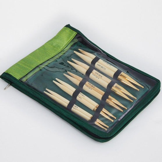Bamboo Udskiftelige Rundpindesæt - Tykke Pinde - KnitPro
5