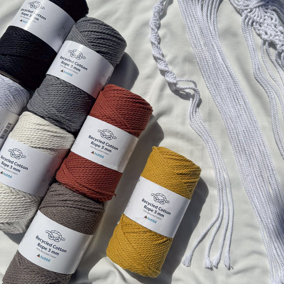 Recycled Cotton Rope (3 mm) - Hobbii
5