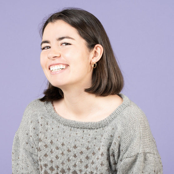 Maggie - Sweater med mønster
5