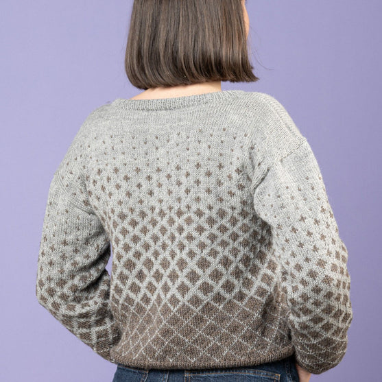 Maggie - Sweater med mønster
4