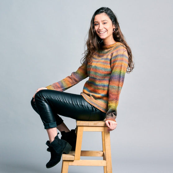 Mette - Top-down Bluse
3