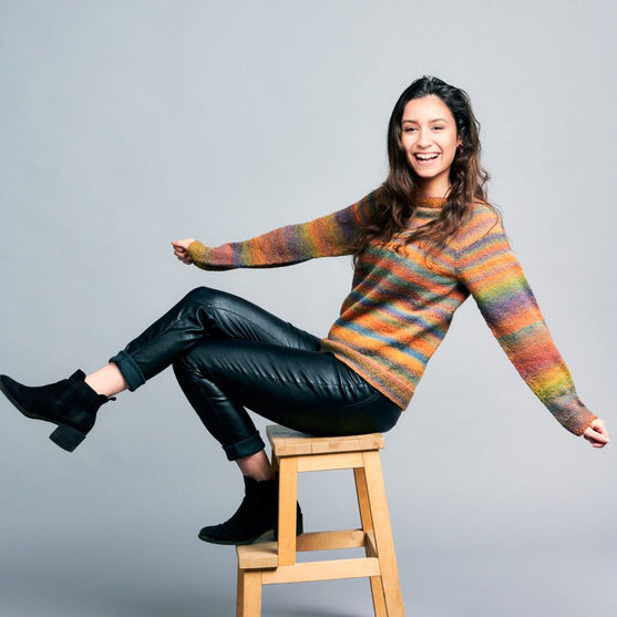 Mette - Top-down Bluse
4