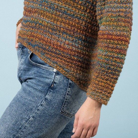 Nanna - Sweater i reliefmønster
3
