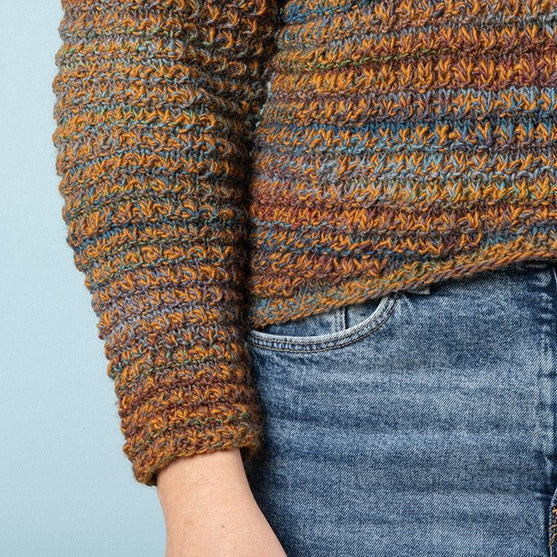 Nanna - Sweater i reliefmønster
7