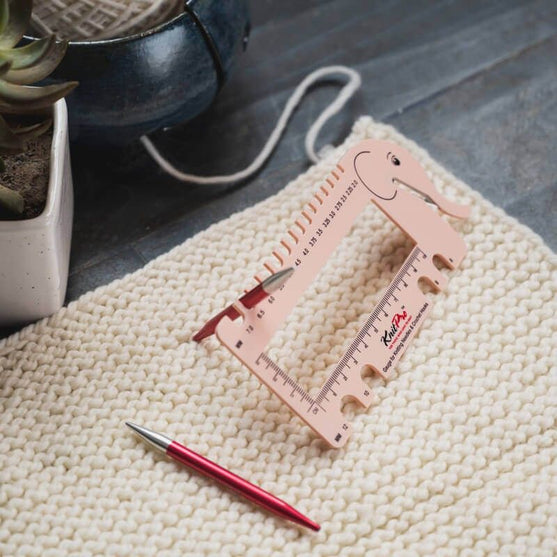 Hæklenåle- & Strikkepindemåler - KnitPro
5