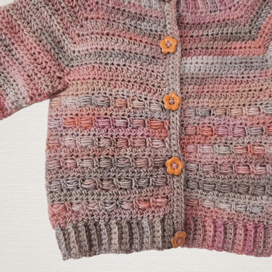 Coral - Børnecardigan
5