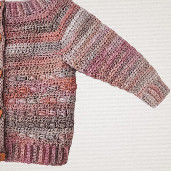 Coral - Børnecardigan
6