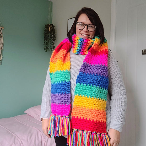 Chunky Rainbow - Tørklæde
3