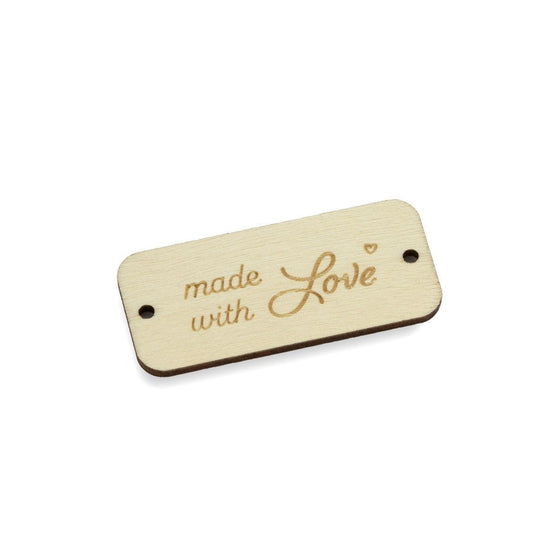 Labels i Træ - Made With Love - Hobbii
2