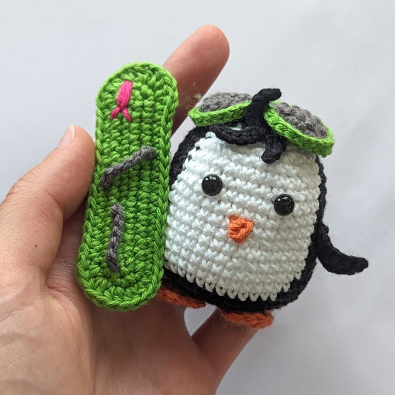 Brady - Pingvin med snowboard
2